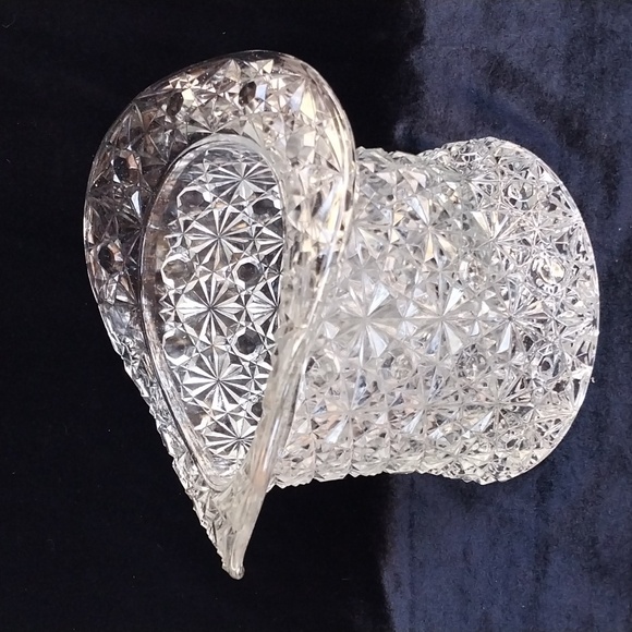 Huge Vintage Fenton glass top hat Button & Daisies Good Condition-One Chip Noted - Picture 12 of 12